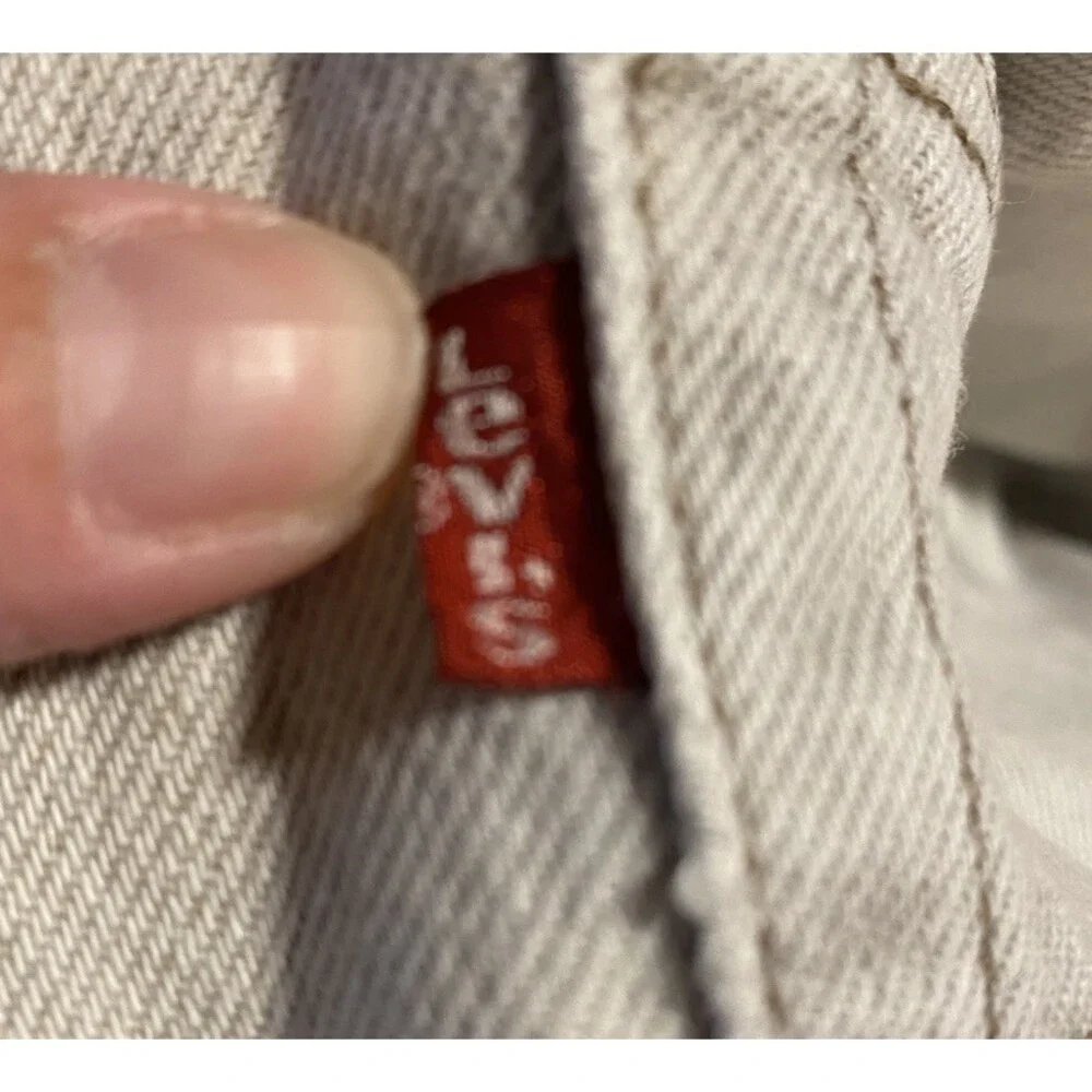 Rare Vintage Levi's 501 Jeans 32x34 Upside Down Tab Button Fly Made In USA Texas